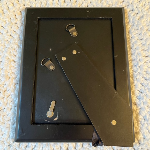 Nate Berkus~Lacquer Picture Frame~ Natural Beige & Black~5”x 7” - Picture 2 of 4